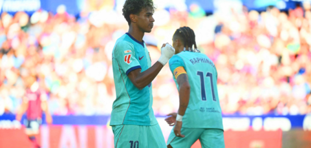برشلونة يسطع: فوز 4-2 على ليفانتي يرفعهم إلى القمة