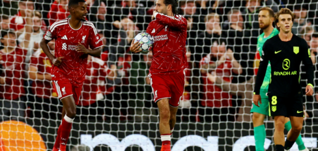 ليفربول يضرب أتلتيكو في أنفيلد: فوز 2-1 يفتح آفاقاً جديدة